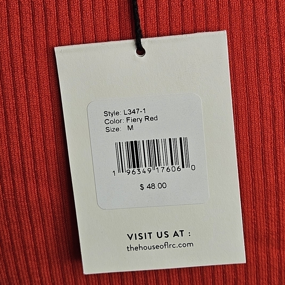 NWT LITA BY CIARA CROP TOP ORANGE SIZE MEDIUM - Picture 7 of 10